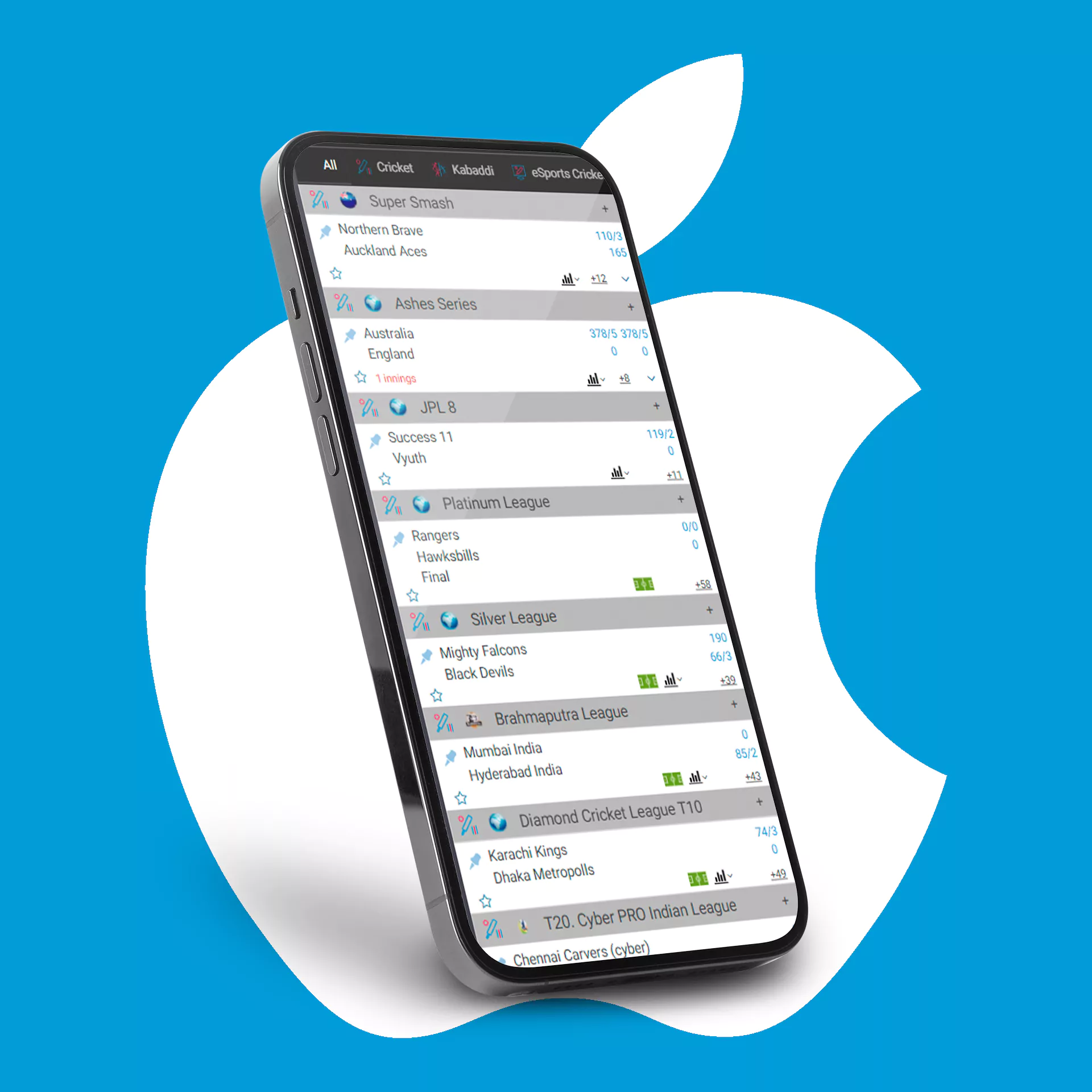 Apple owners can can install the Megapari app too.